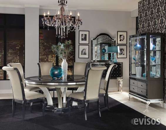 Elegante comedor de 6 sillas con diseño unico en santo domingo ...