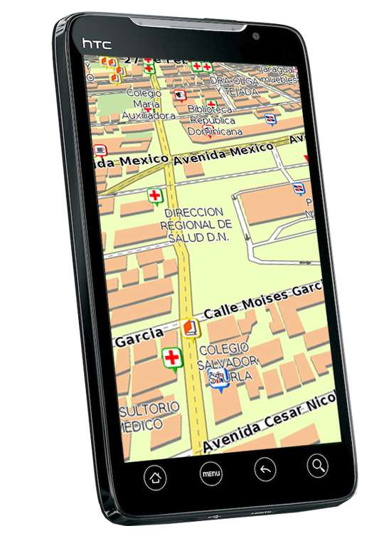 Gps mapa de la republica dominicana para android en Santo Domingo