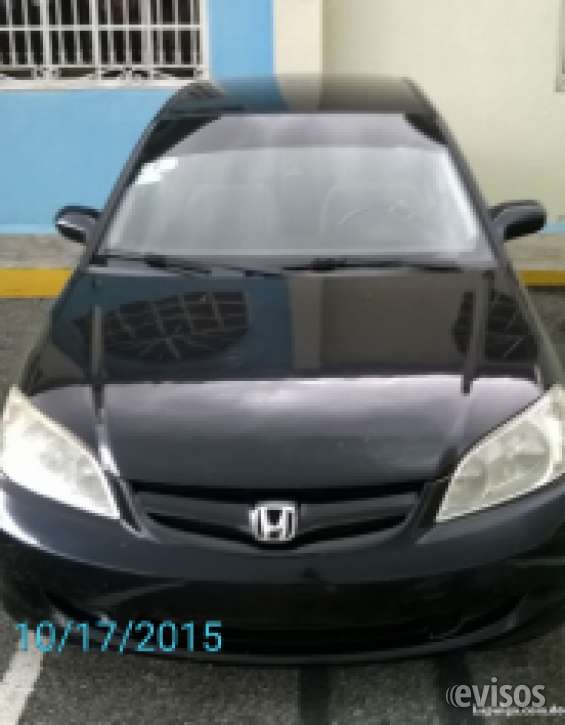  Honda civic  , color negro en Santo Domingo