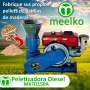 Maquina Meelko para pellets con madera 150 mm diesel 60-70 kg/h - MKFD150A